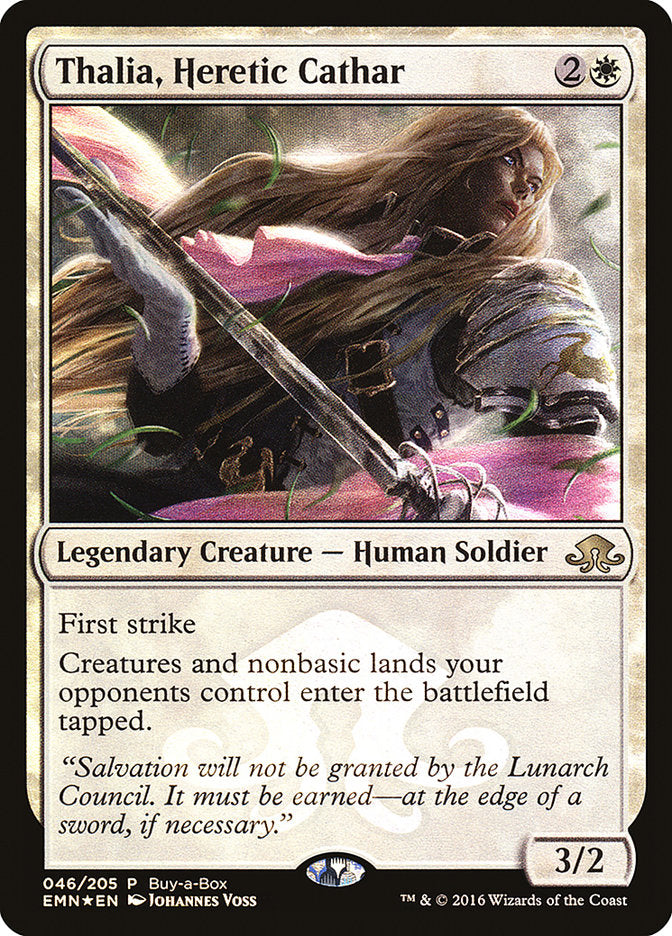 Thalia, Heretic Cathar (Buy-A-Box) [Eldritch Moon Promos] | Lots Moore NSW