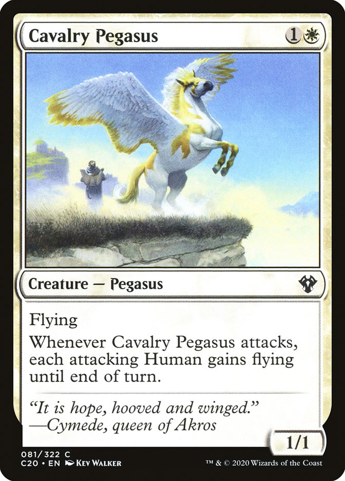 Cavalry Pegasus [Commander 2020] | Lots Moore NSW