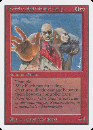 Two-Headed Giant of Foriys [Unlimited Edition] | Lots Moore NSW