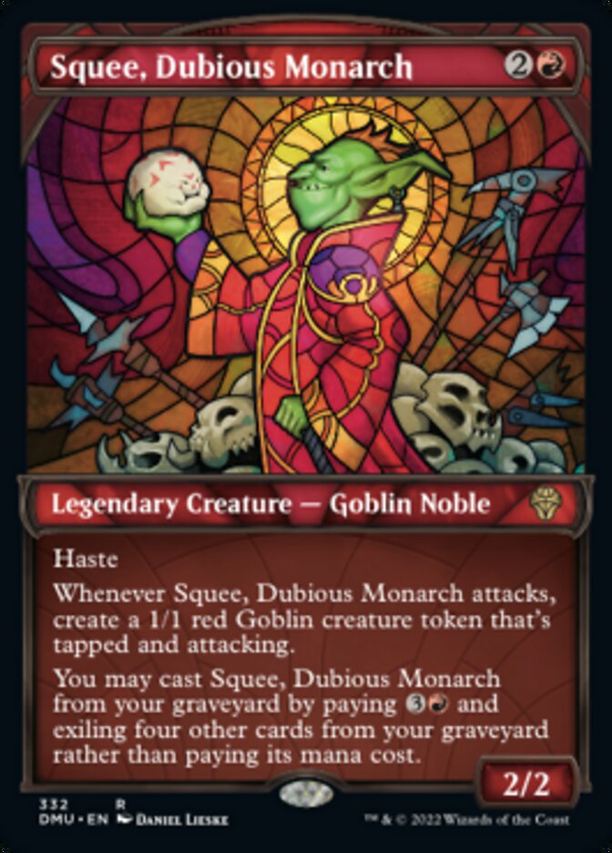 Squee, Dubious Monarch (Showcase Textured) [Dominaria United] | Lots Moore NSW