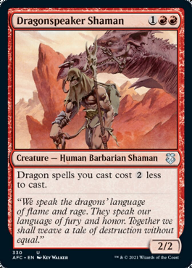 Dragonspeaker Shaman [Dungeons & Dragons: Adventures in the Forgotten Realms Commander] | Lots Moore NSW