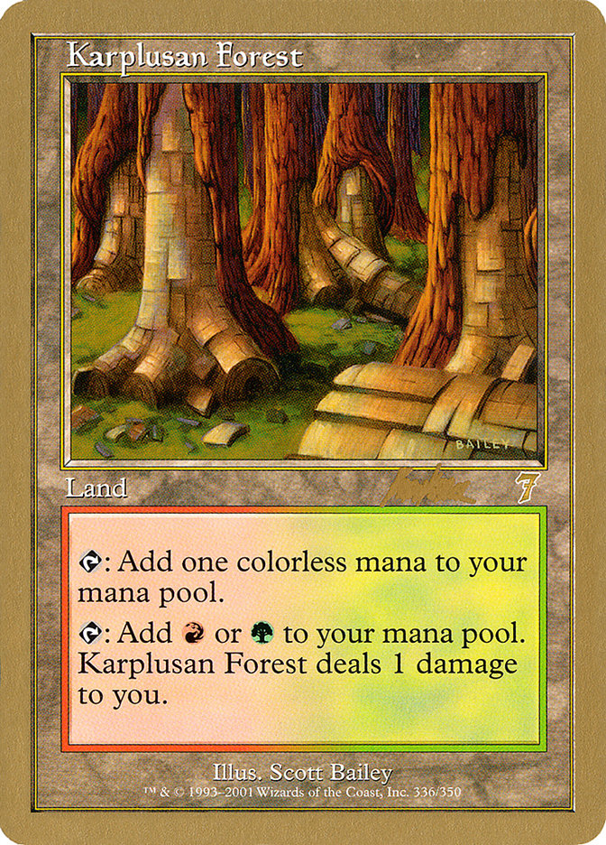 Karplusan Forest (Brian Kibler) [World Championship Decks 2002] | Lots Moore NSW