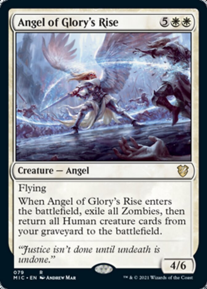 Angel of Glory's Rise [Innistrad: Midnight Hunt Commander] | Lots Moore NSW