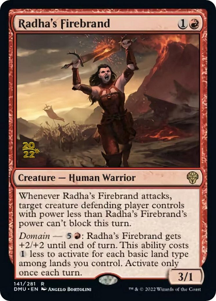 Radha's Firebrand [Dominaria United Prerelease Promos] | Lots Moore NSW