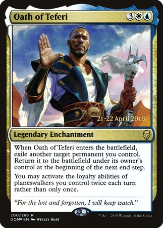 Oath of Teferi [Dominaria Promos] | Lots Moore NSW