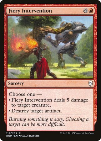 Fiery Intervention [Dominaria] | Lots Moore NSW