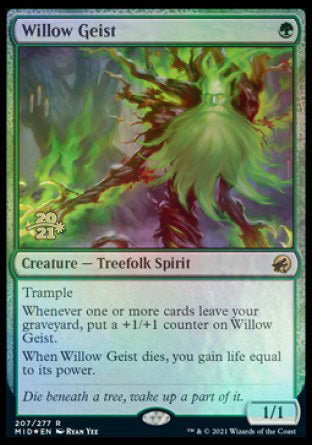 Willow Geist [Innistrad: Midnight Hunt Prerelease Promos] | Lots Moore NSW