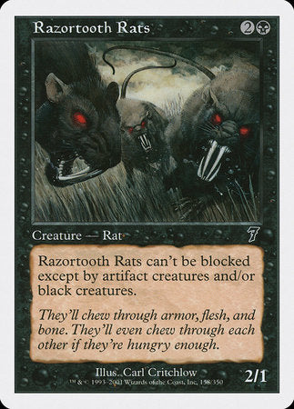 Razortooth Rats [Seventh Edition] | Lots Moore NSW