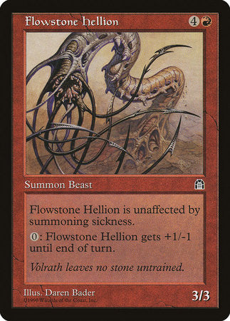 Flowstone Hellion [Stronghold] | Lots Moore NSW
