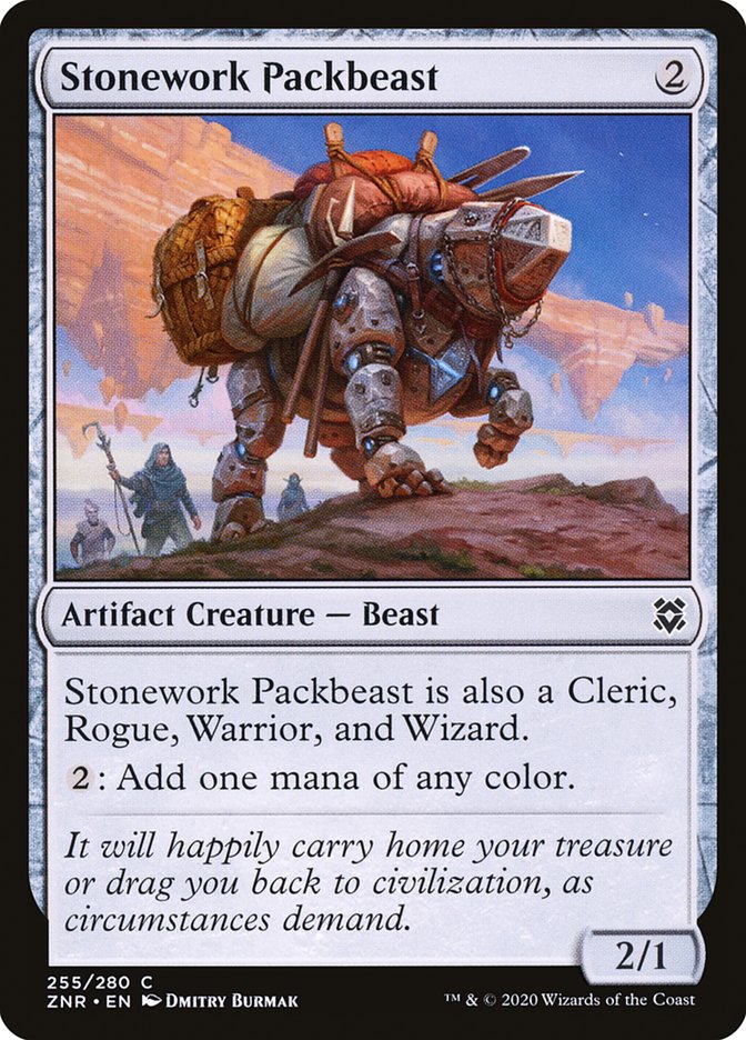 Stonework Packbeast [Zendikar Rising] | Lots Moore NSW