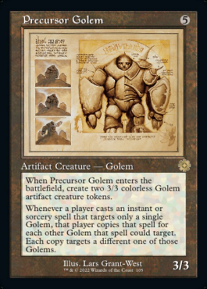 Precursor Golem (Retro Schematic) [The Brothers' War Retro Artifacts] | Lots Moore NSW