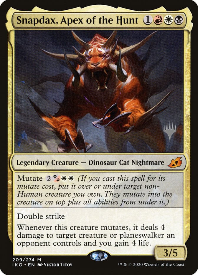 Snapdax, Apex of the Hunt (Promo Pack) [Ikoria: Lair of Behemoths Promos] | Lots Moore NSW