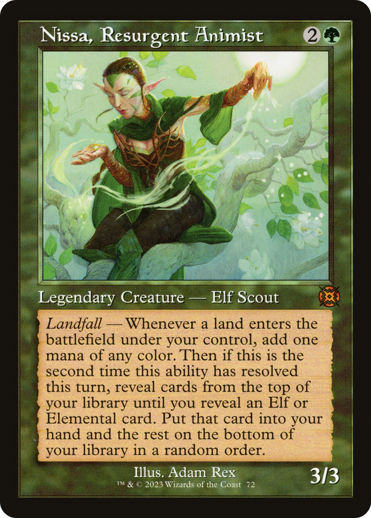 Nissa, Resurgent Animist (Retro) [March of the Machine: The Aftermath] | Lots Moore NSW
