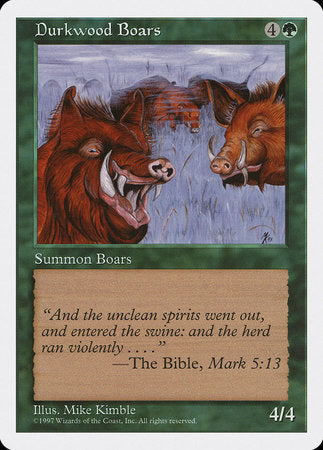 Durkwood Boars [Fifth Edition] | Lots Moore NSW