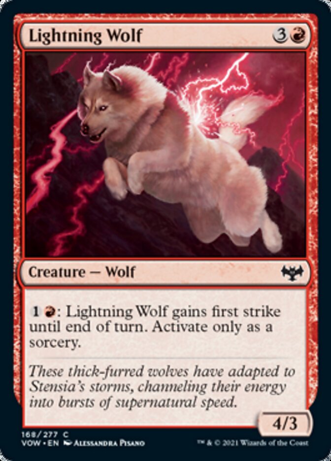 Lightning Wolf [Innistrad: Crimson Vow] | Lots Moore NSW