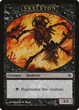 Skeleton Token [Shards of Alara Tokens] | Lots Moore NSW