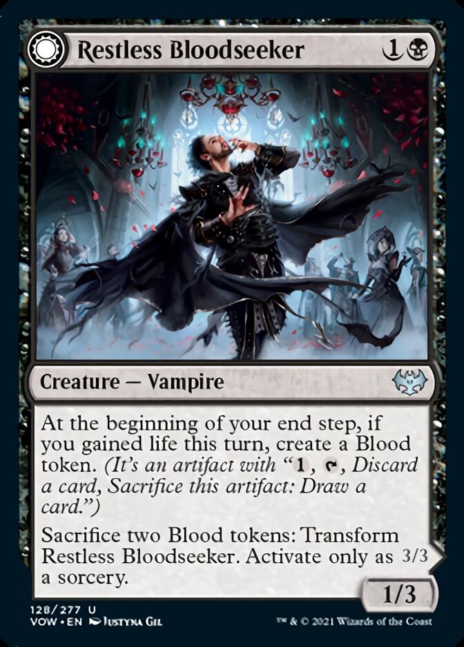 Restless Bloodseeker // Bloodsoaked Reveler [Innistrad: Crimson Vow] | Lots Moore NSW