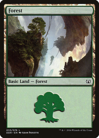 Forest (33) [Duel Decks: Nissa vs. Ob Nixilis] | Lots Moore NSW