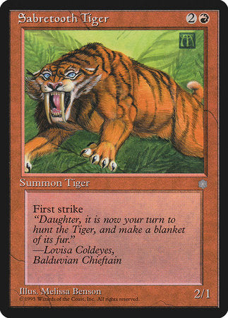 Sabretooth Tiger [Ice Age] | Lots Moore NSW