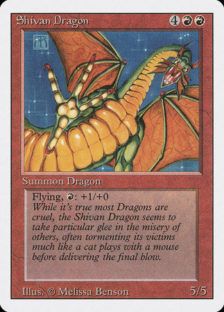 Shivan Dragon [Revised Edition] | Lots Moore NSW