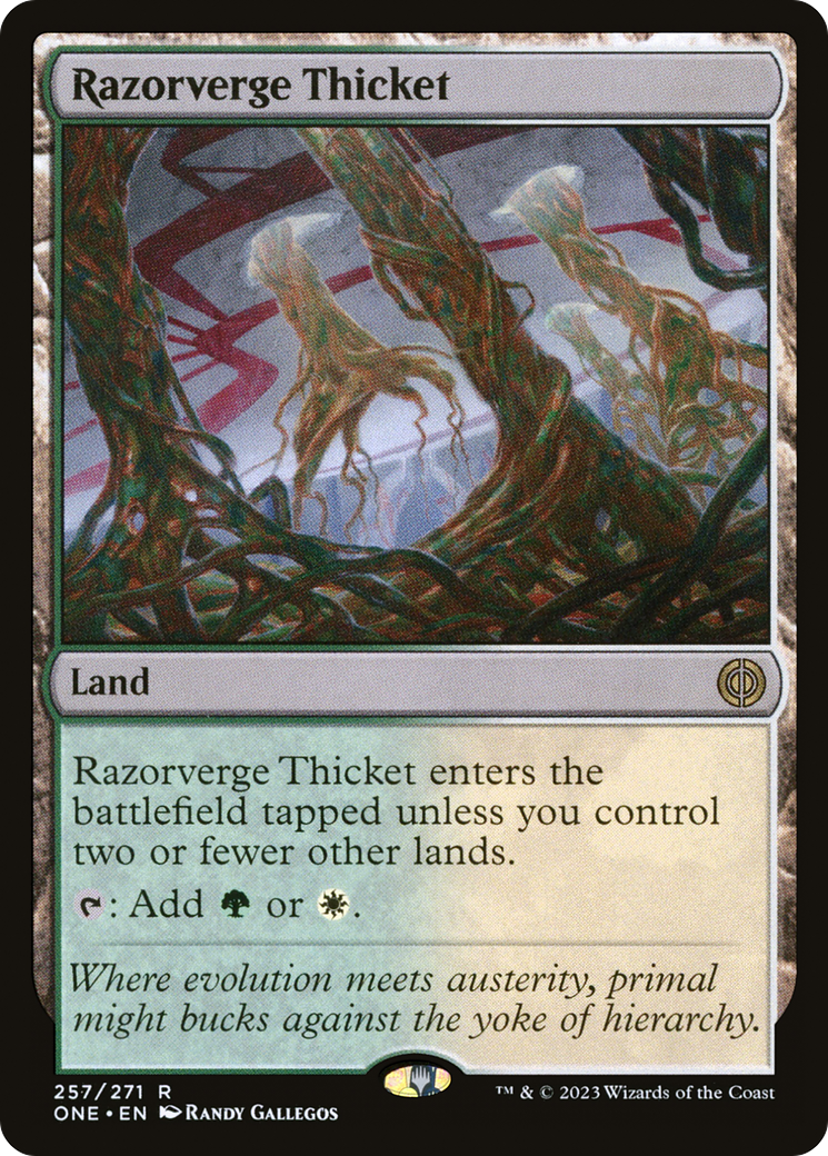 Razorverge Thicket [Phyrexia: All Will Be One] | Lots Moore NSW