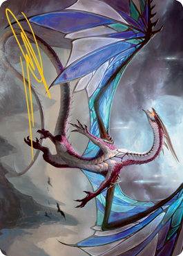 Moonveil Regent Art Card (Gold-Stamped Signature) [Innistrad: Midnight Hunt Art Series] | Lots Moore NSW