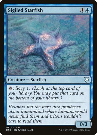 Sigiled Starfish [Commander 2018] | Lots Moore NSW