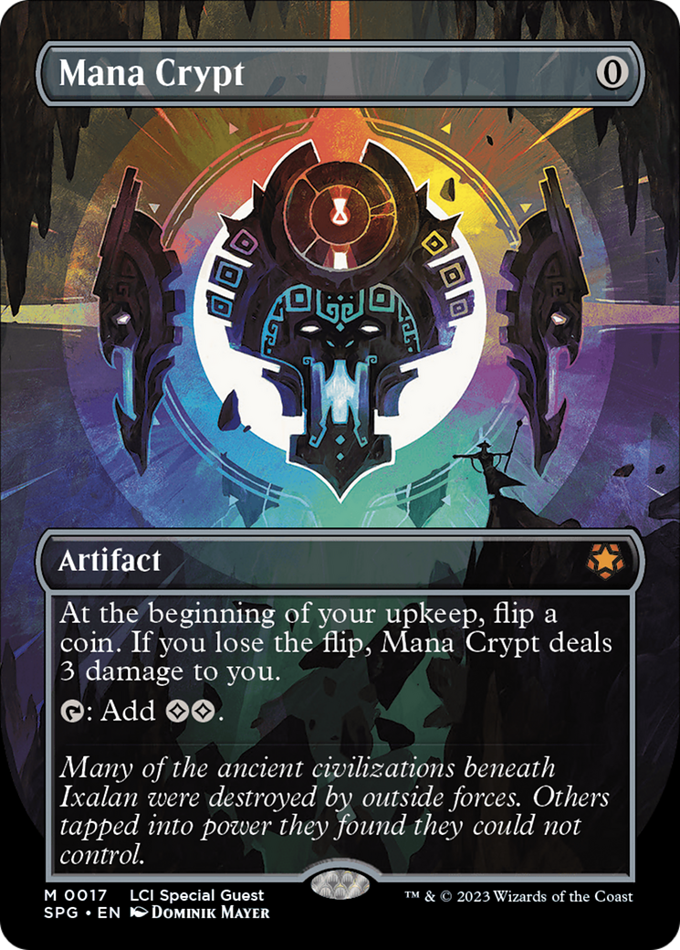 Mana Crypt (Borderless) [The Lost Caverns of Ixalan Special Guests] | Lots Moore NSW