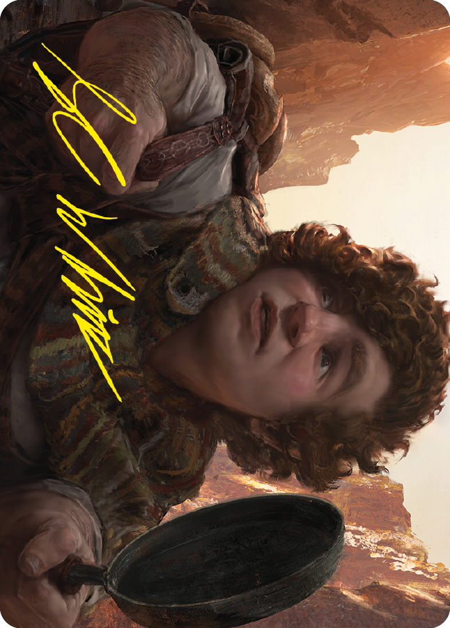 Sam, Loyal Attendant Art Card (Gold-Stamped Signature) [The Lord of the Rings: Tales of Middle-earth Art Series] | Lots Moore NSW