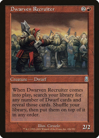 Dwarven Recruiter [Odyssey] | Lots Moore NSW