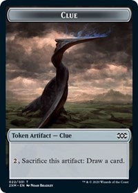 Clue // Wurm (030) Double-sided Token [Double Masters Tokens] | Lots Moore NSW