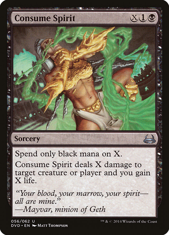 Consume Spirit (Divine vs. Demonic) [Duel Decks Anthology] | Lots Moore NSW