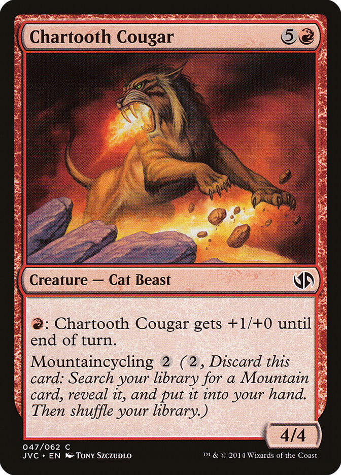 Chartooth Cougar [Duel Decks Anthology] | Lots Moore NSW