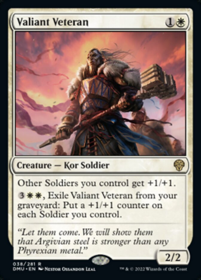 Valiant Veteran [Dominaria United] | Lots Moore NSW