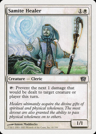 Samite Healer [Eighth Edition] | Lots Moore NSW