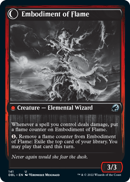 Flame Channeler // Embodiment of Flame [Innistrad: Double Feature] | Lots Moore NSW