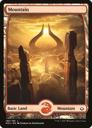 Mountain (188) - Full Art [Hour of Devastation] | Lots Moore NSW