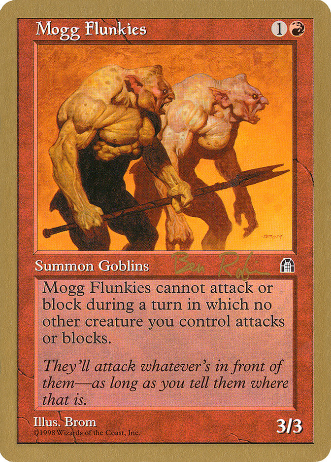 Mogg Flunkies (Ben Rubin) [World Championship Decks 1998] | Lots Moore NSW
