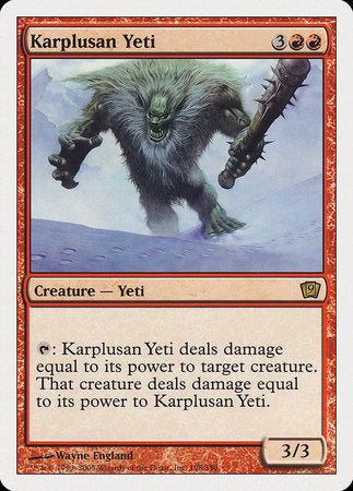 Karplusan Yeti [Ninth Edition] | Lots Moore NSW