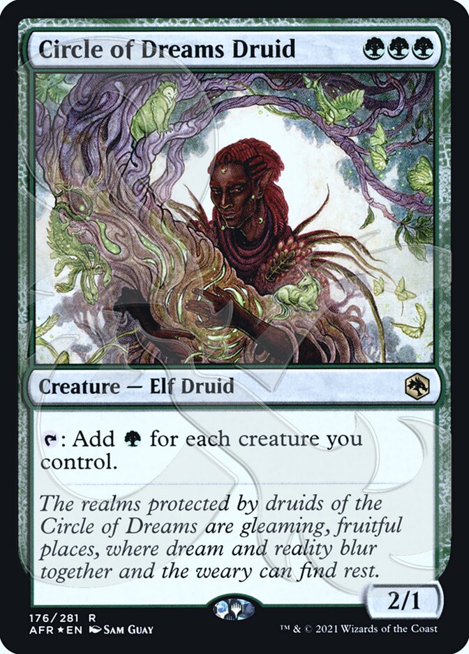 Circle of Dreams Druid (Ampersand Promo) [Dungeons & Dragons: Adventures in the Forgotten Realms Promos] | Lots Moore NSW