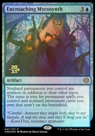 Encroaching Mycosynth [Phyrexia: All Will Be One Prerelease Promos] | Lots Moore NSW