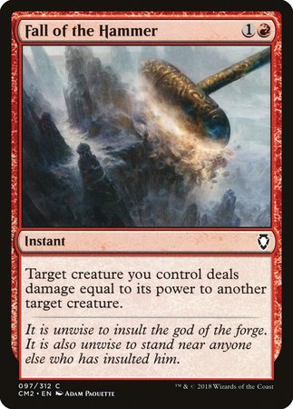 Fall of the Hammer [Commander Anthology Volume II] | Lots Moore NSW