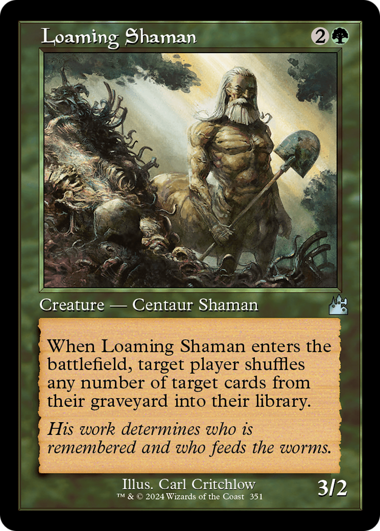 Loaming Shaman (Retro Frame) [Ravnica Remastered] | Lots Moore NSW
