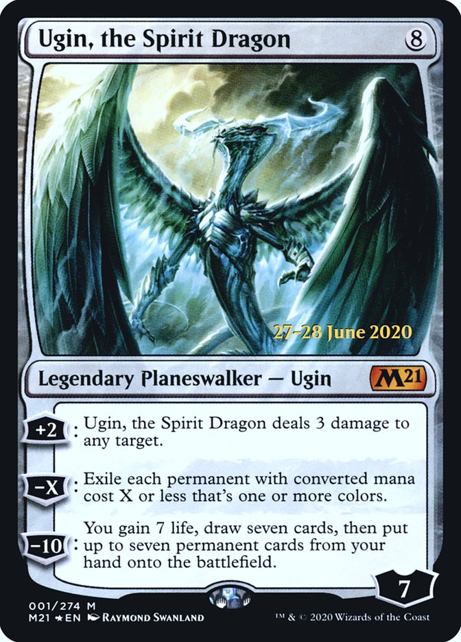 Ugin, the Spirit Dragon  [Core Set 2021 Prerelease Promos] | Lots Moore NSW