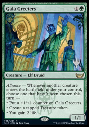 Gala Greeters (Promo Pack) [Streets of New Capenna Promos] | Lots Moore NSW