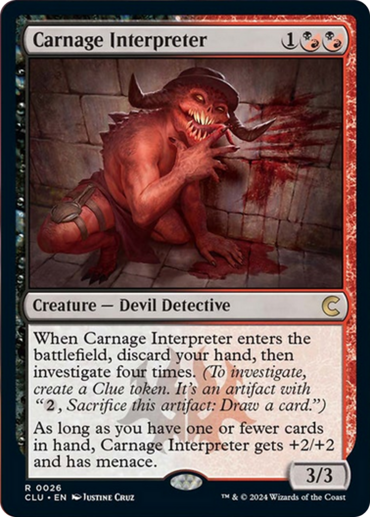 Carnage Interpreter [Ravnica: Clue Edition] | Lots Moore NSW