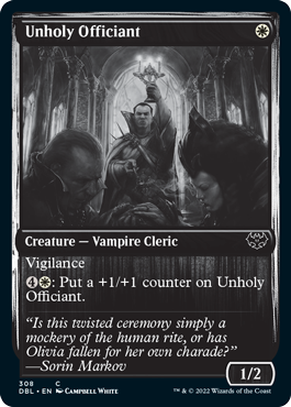 Unholy Officiant [Innistrad: Double Feature] | Lots Moore NSW