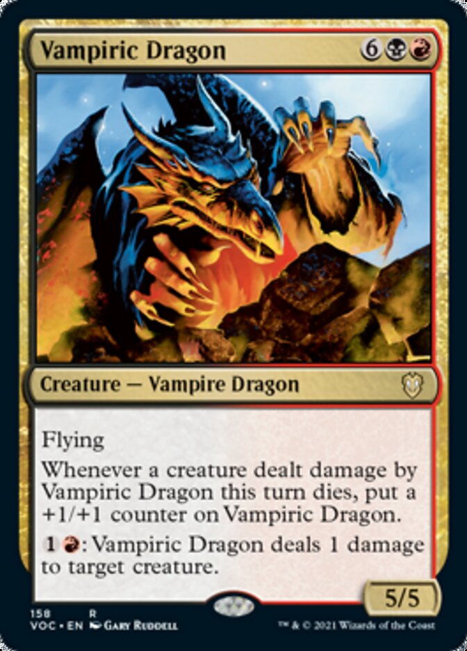 Vampiric Dragon [Innistrad: Crimson Vow Commander] | Lots Moore NSW