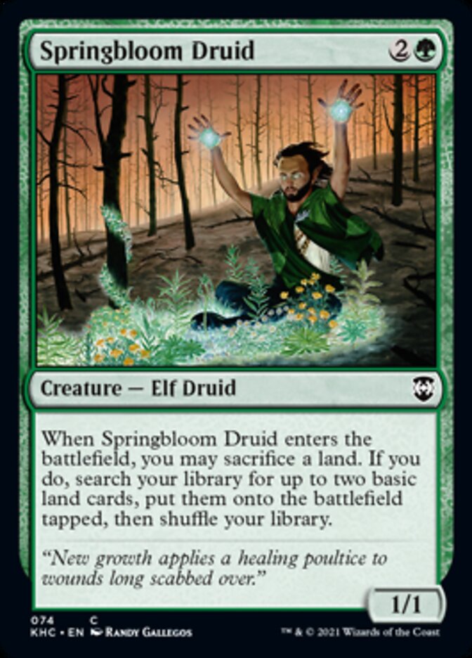 Springbloom Druid [Kaldheim Commander] | Lots Moore NSW