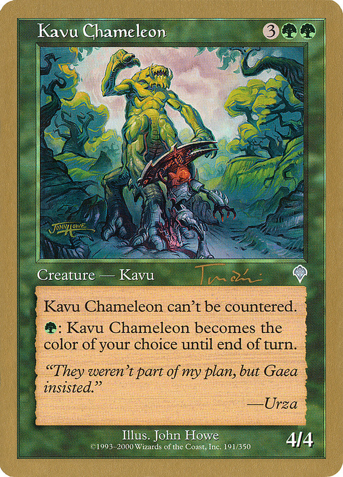 Kavu Chameleon (Jan Tomcani) [World Championship Decks 2001] | Lots Moore NSW
